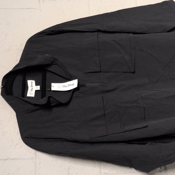 The Drop Women's Anabel Relaxed Nylon Jacket Size Medium NWT - Picture 5 of 7